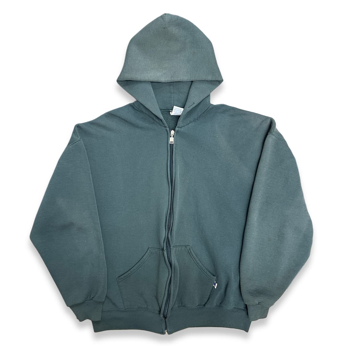 90s 러셀 카키 후드집업 XL 상품이미지1