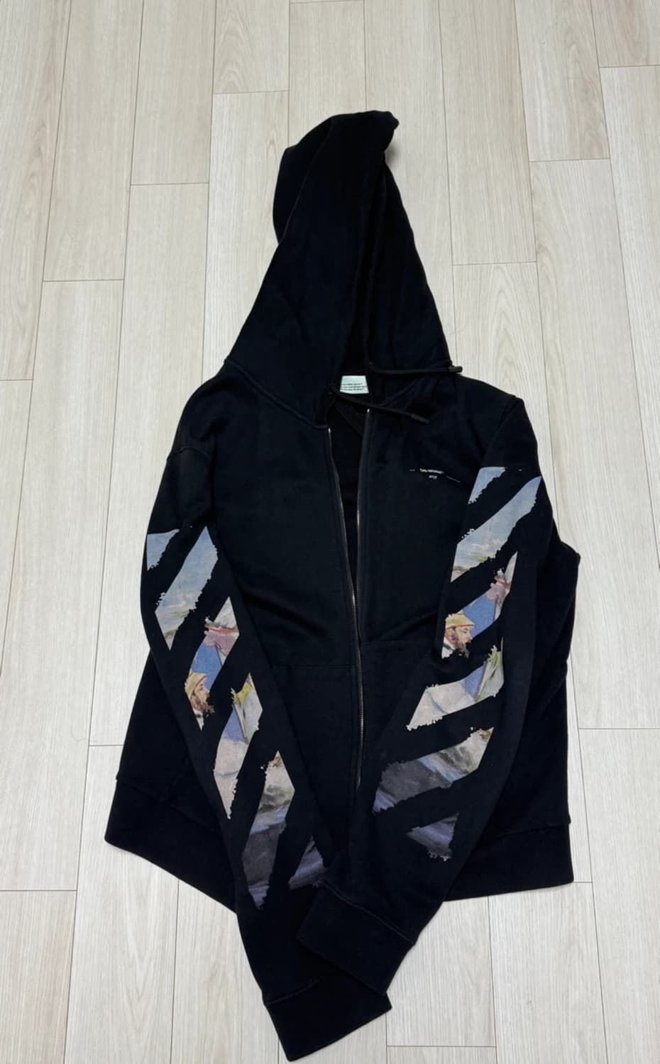 오프화이트 후드집업 상품이미지1