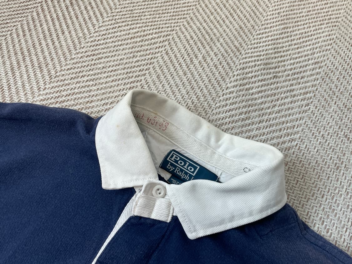 폴로 랄프로렌 네이비 카라 반팔티  J03625 상품이미지3