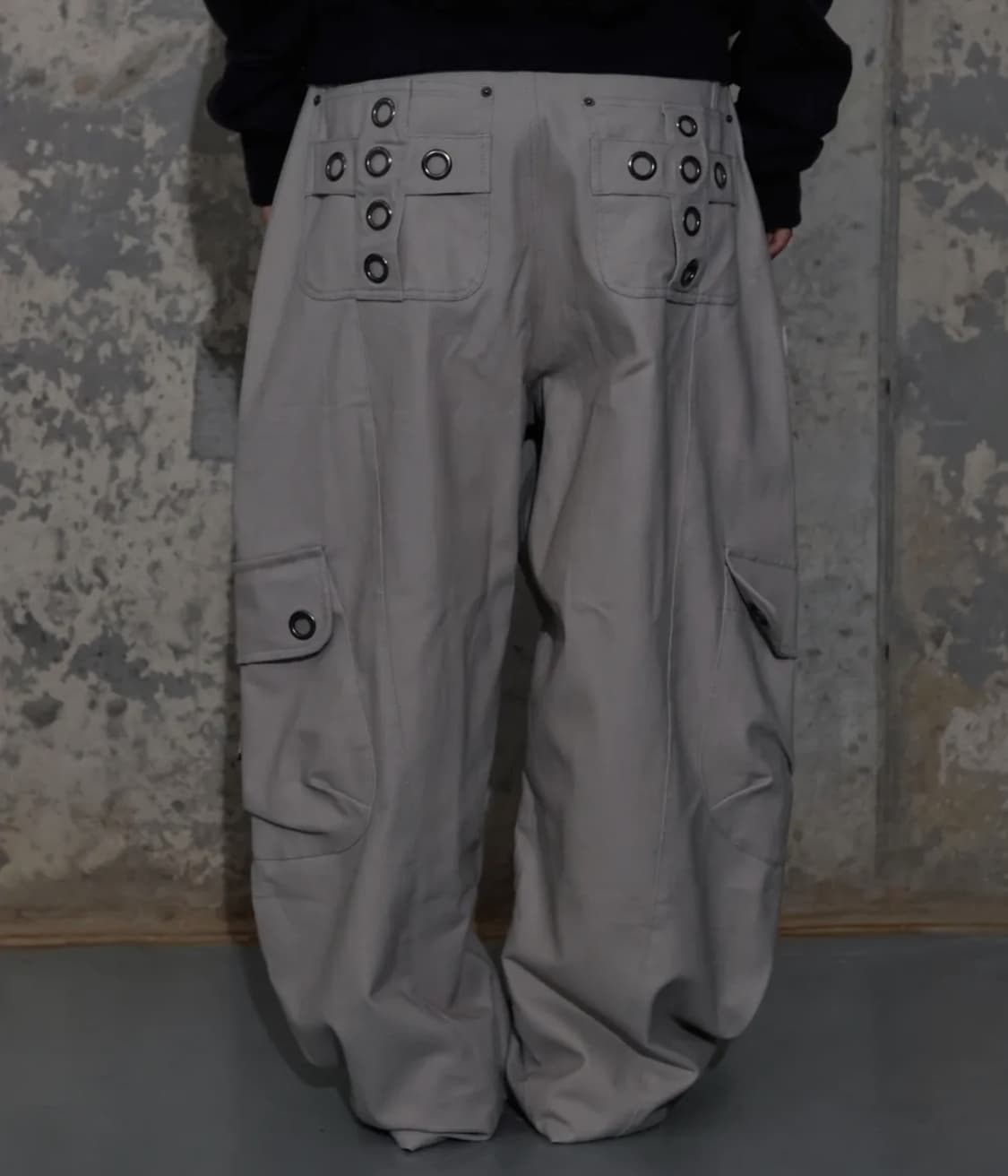 팬시클럽 크로스 포켓 카고 팬츠 핑크 베이지 상품이미지1