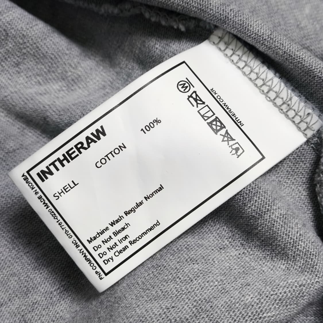 [2] INTHERAW 인더로우 코튼 롱슬리브 상품이미지6