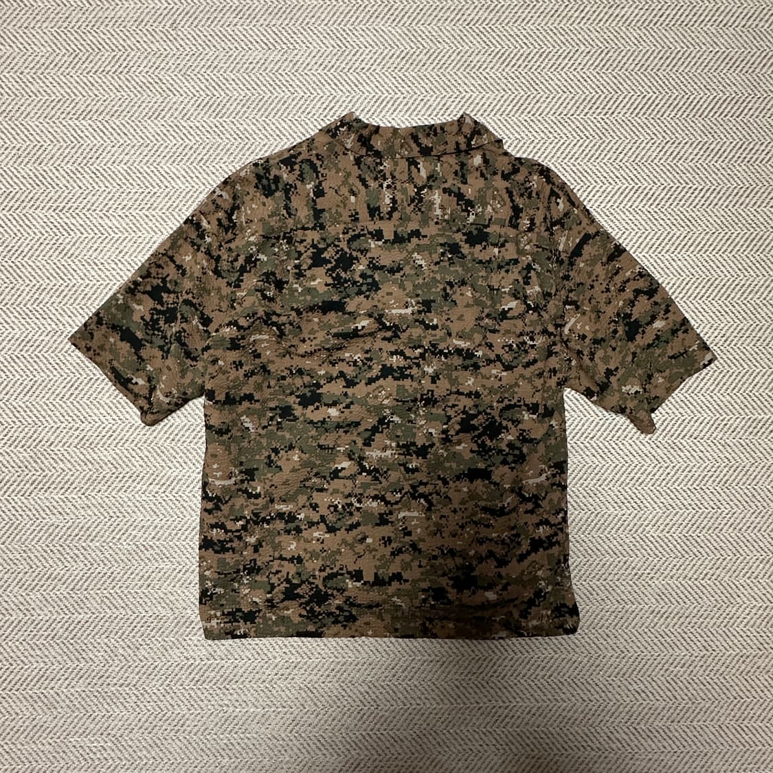 CAL O LINE seersucker open collar shirt 상품이미지2