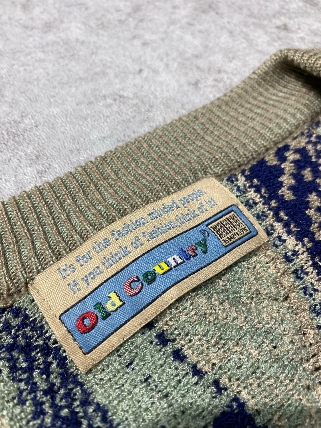 [L-XL] 90s Old Country 올드컨트리 케이블니트 가디건 상품이미지8