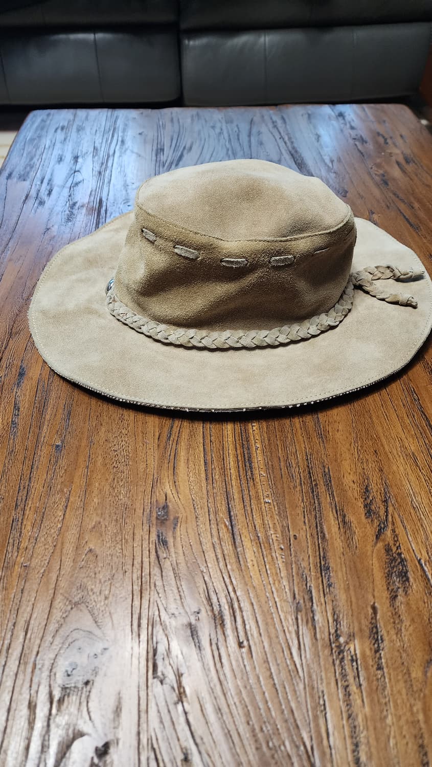 바나나 리퍼블릭 스웨이드 페도라 모자 상품이미지1