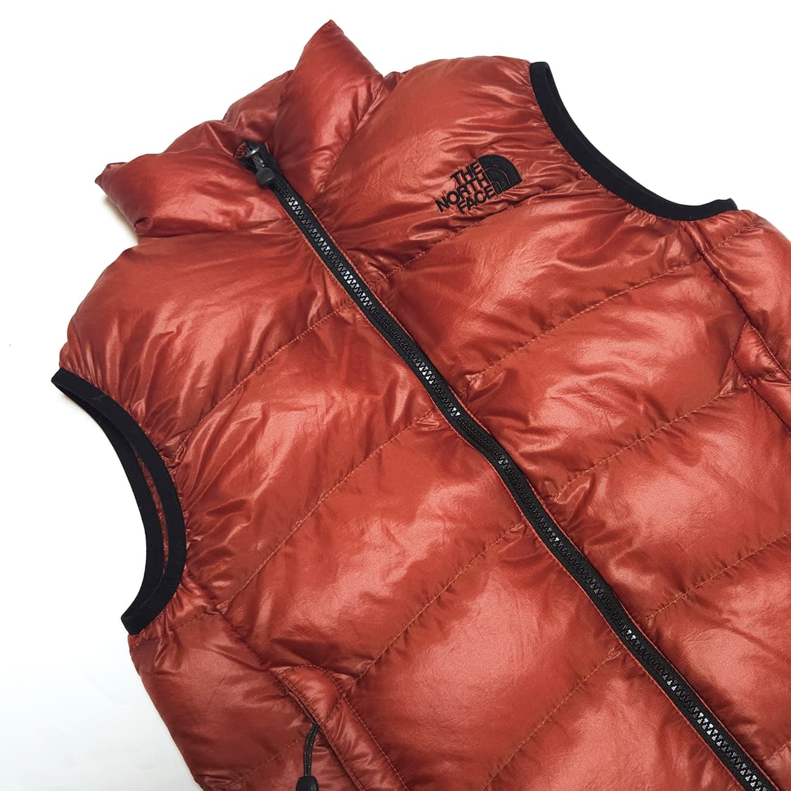 노스페이스 아콘카구아 경량 다운 베스트 패딩 조끼 테라코타 상품이미지3