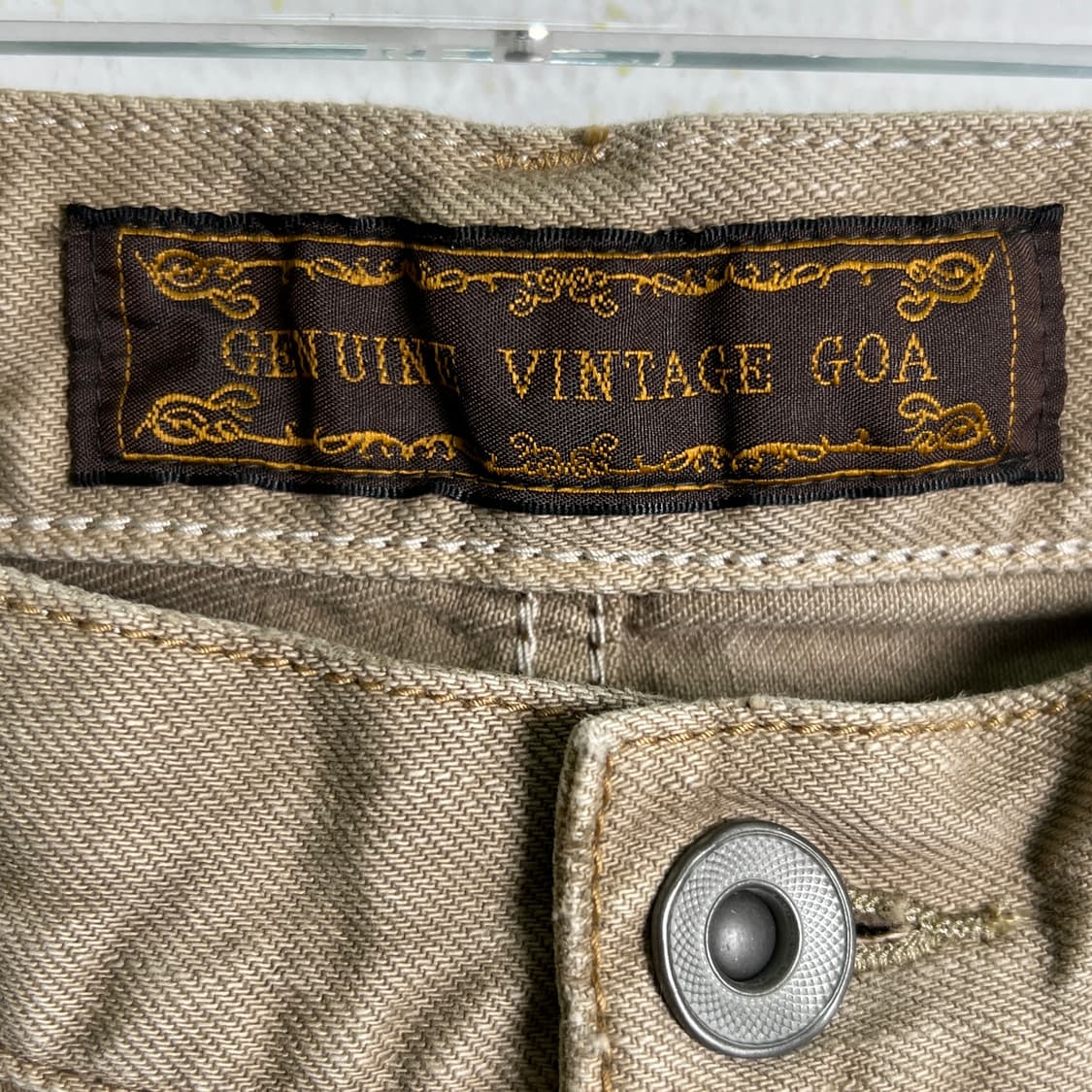 goa 고아 피그먼트 다잉 페이딩 데님 팬츠 상품이미지3