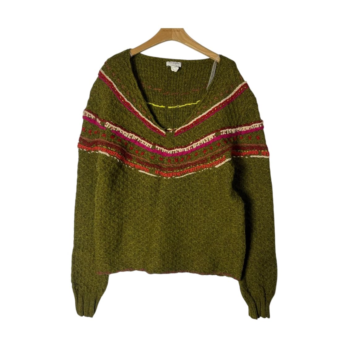 [Dries Van Noten] 드리스반노튼 텍서스 브이넥 울 니트 상품이미지1