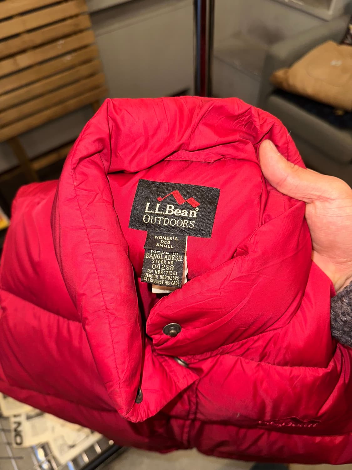 00’s LL Bean Red small logo vest 상품이미지9