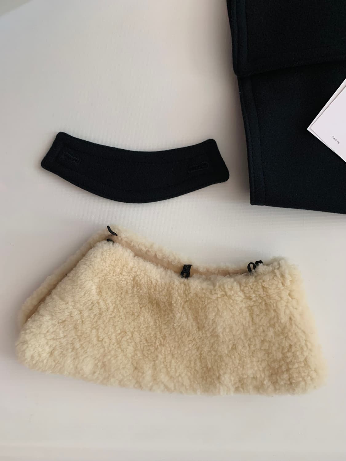 산드로 피코트 양모카라 시어링 s 상품이미지10