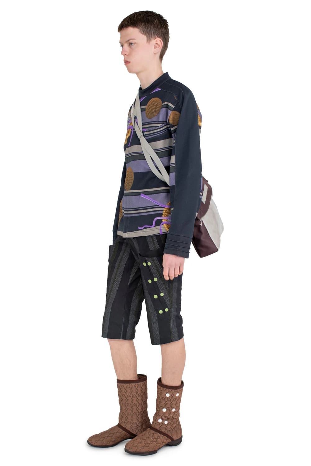 kiko kostadinov inex snap shorts 상품이미지5