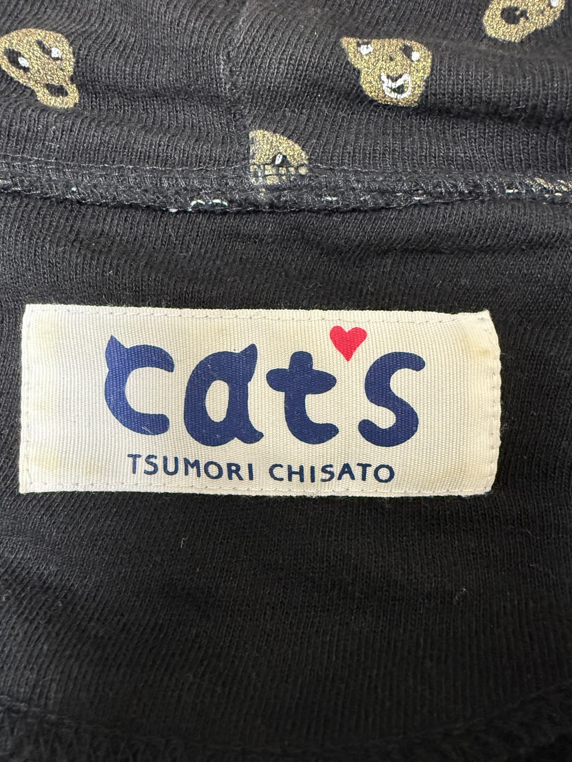 츠모리치사토 블랙 스컬 그래픽 후드집업  상품이미지3