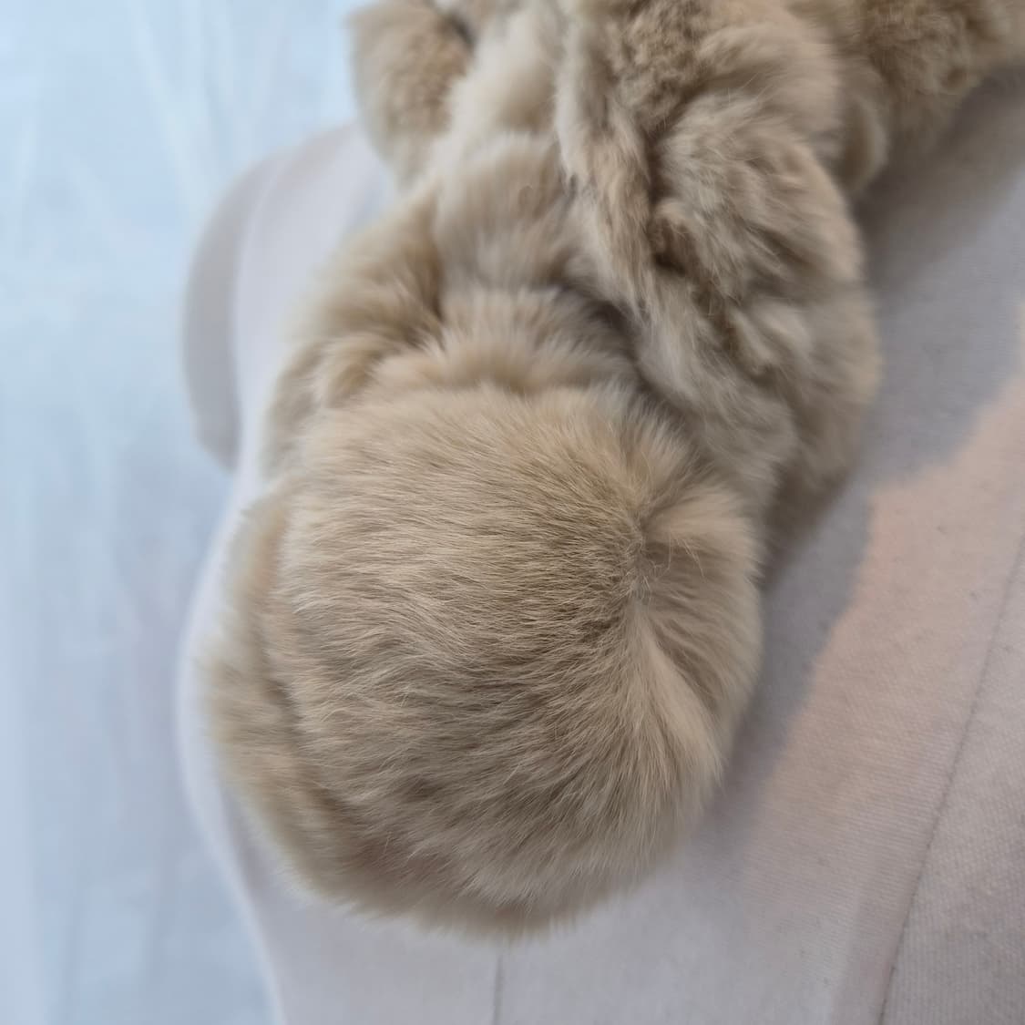 베이지 리얼 렉스 토끼퍼 머플러 상품이미지4