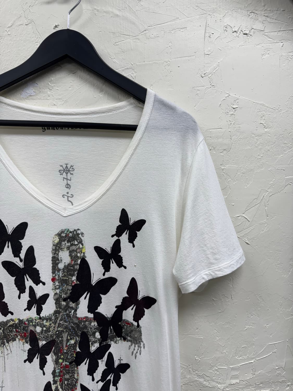 Kmrii x gunda 00s archive cross t shirts 상품이미지4