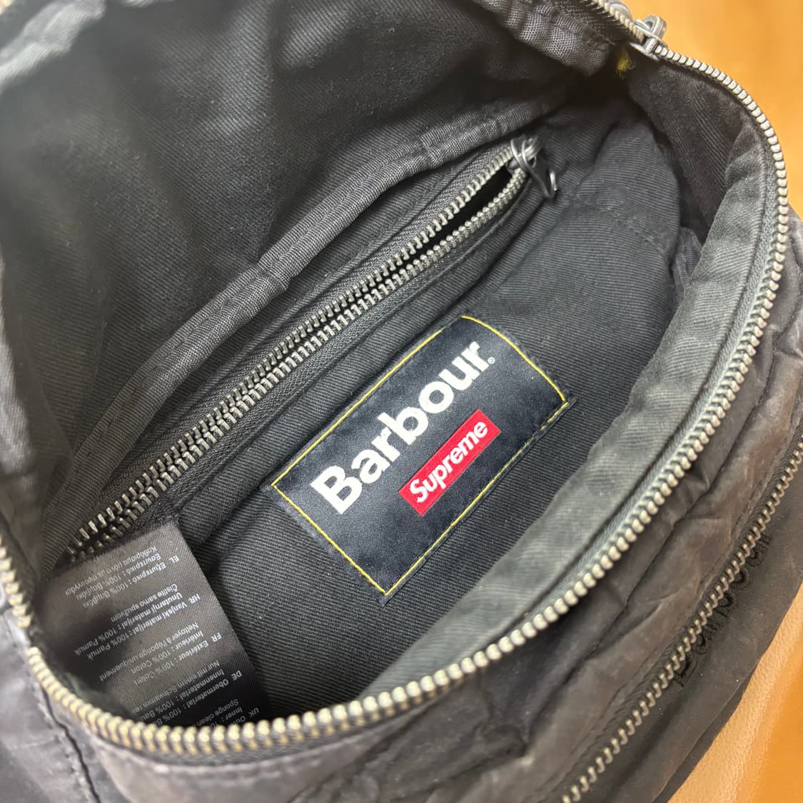 Supreme x Barbour 슈프림x바버 왁스드 코튼 웨이스트백 가방 상품이미지8