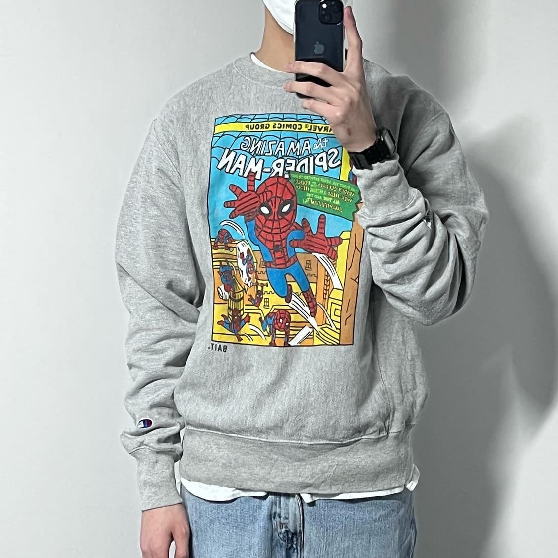 챔피온 리버스 위브 마블 콜라보 상품이미지7