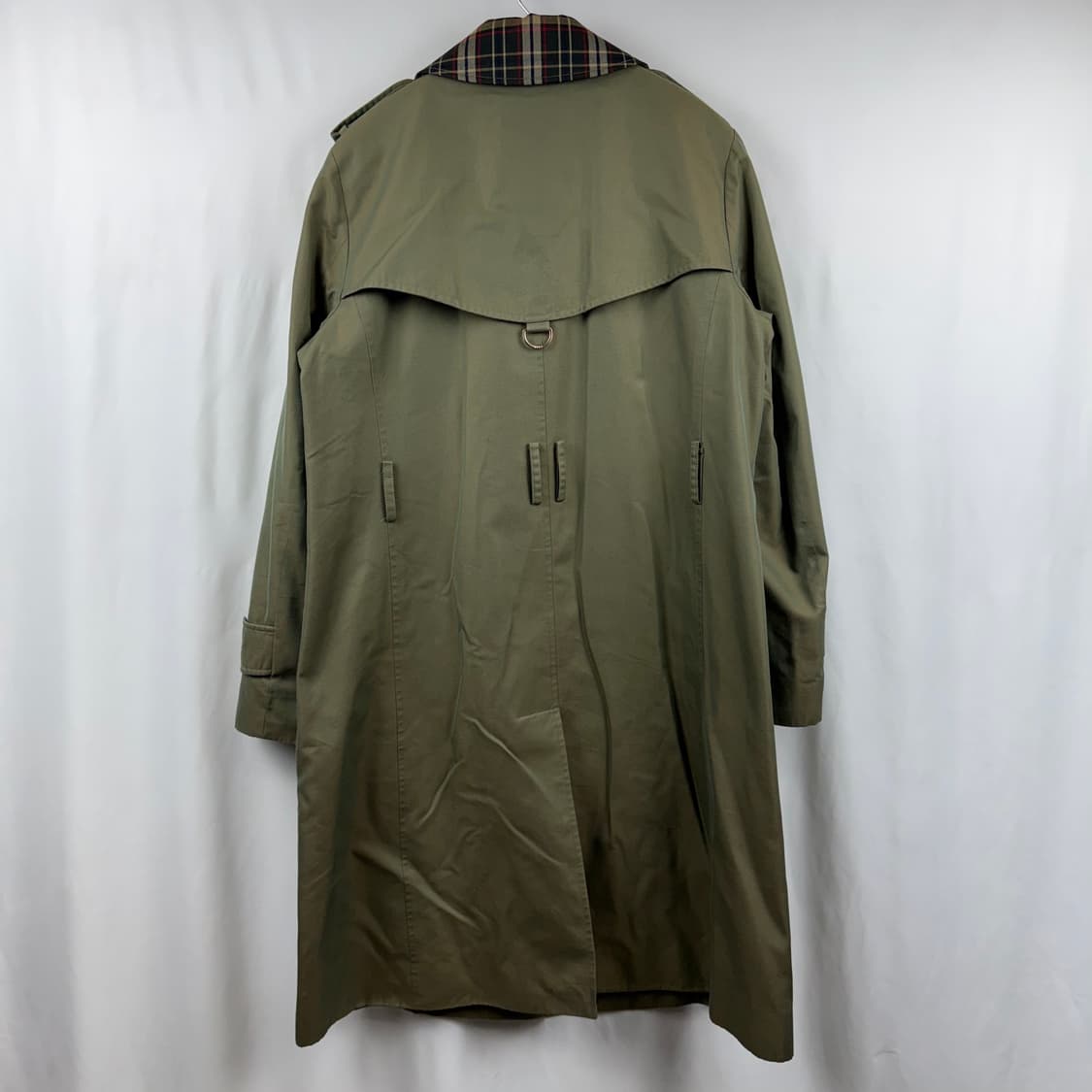 (F) 닥스 우먼스 체크카라 트렌치코트 올리브 상품이미지7
