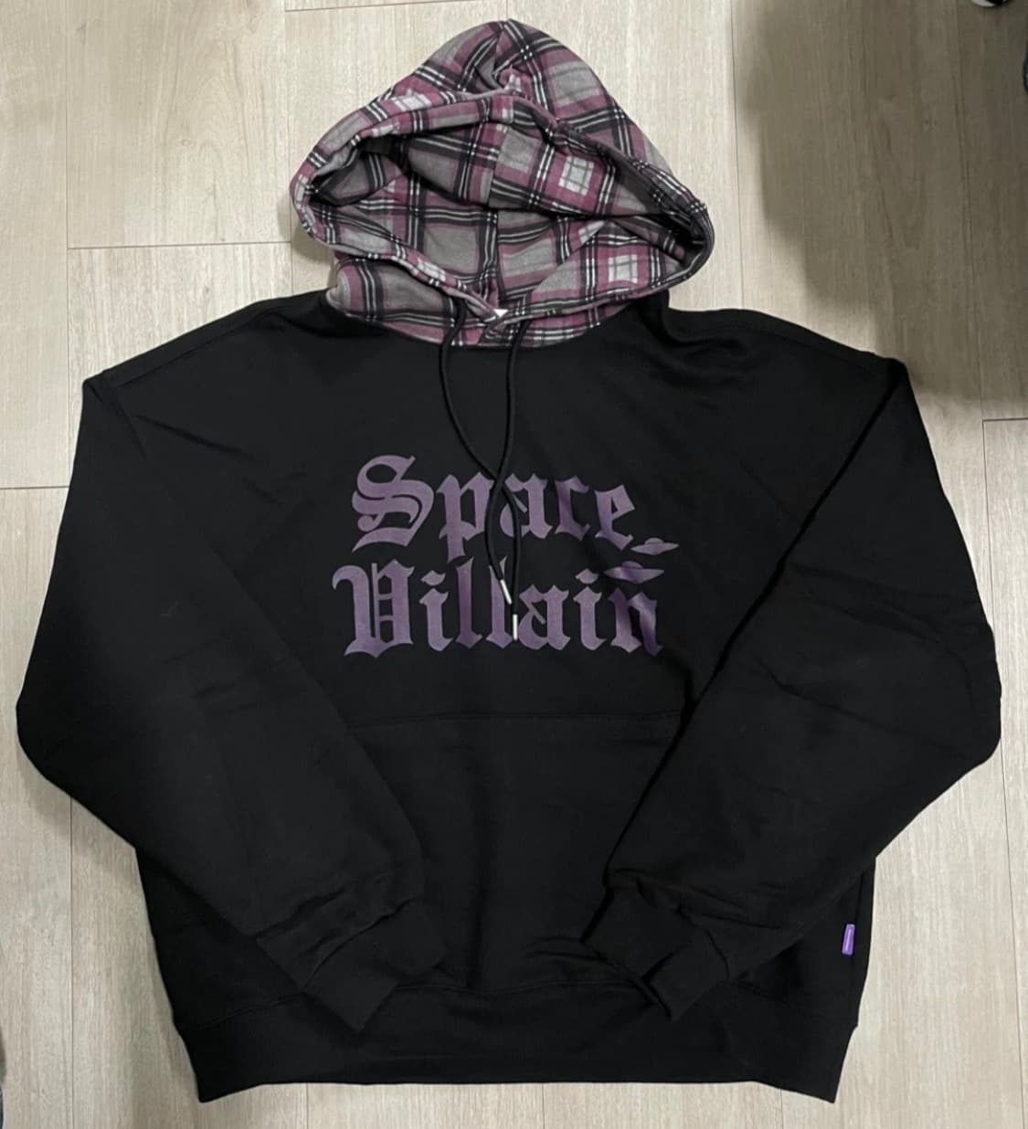 후드후드 체크 후드 상품이미지2