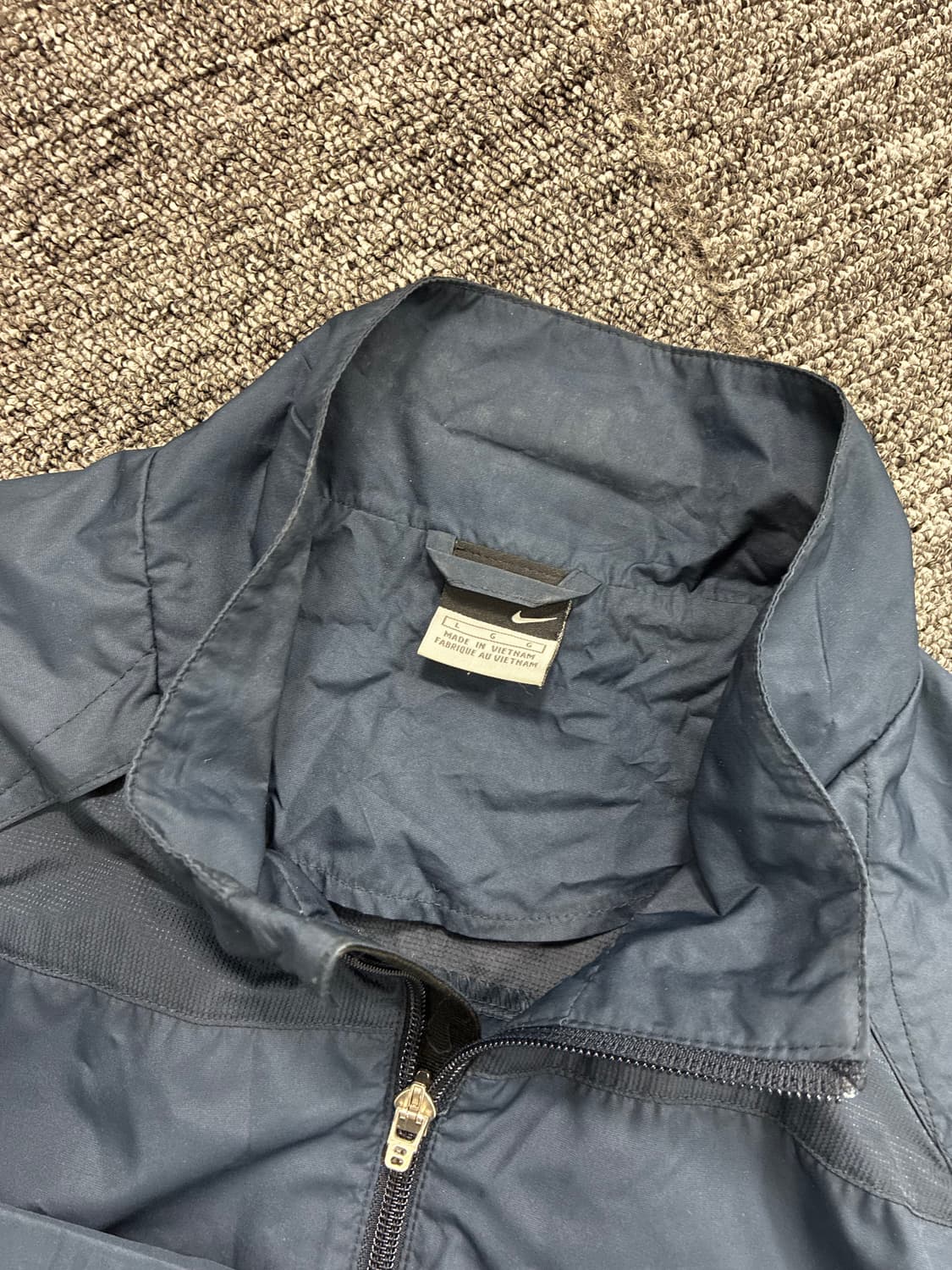 나이키 00s 네이비 그레이 바람막이 L 상품이미지5