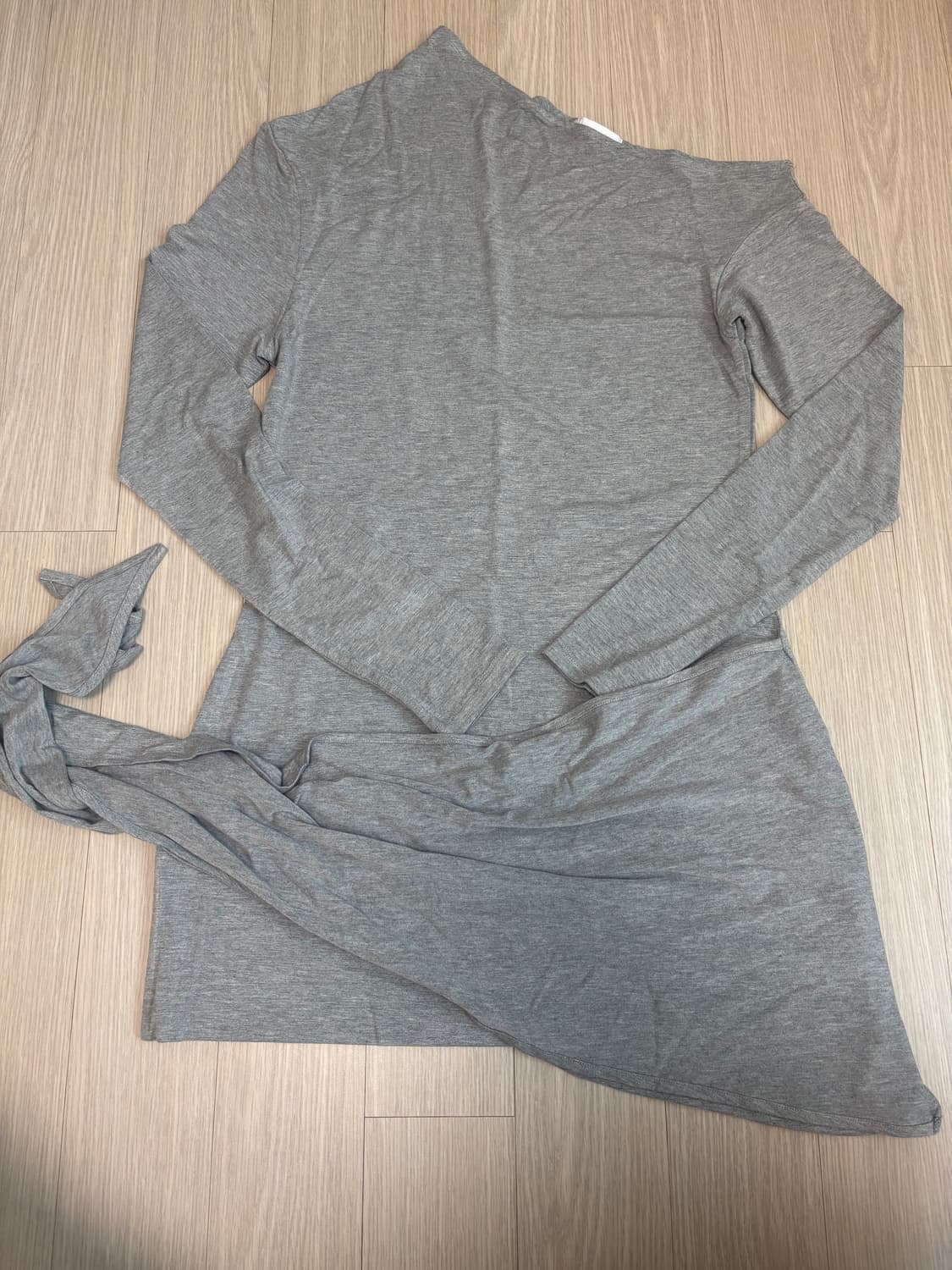  파르티멘토 우먼 UNBALANCED BOWTIE WRAP JERSE 상품이미지5