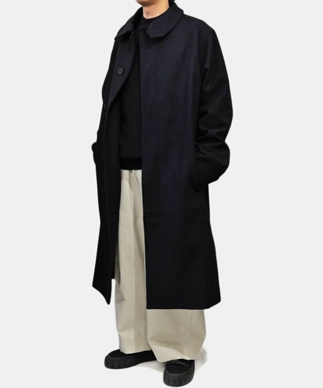 (M) 스튜디오 니콜슨 Mondial Coat Dark Navy 상품이미지2