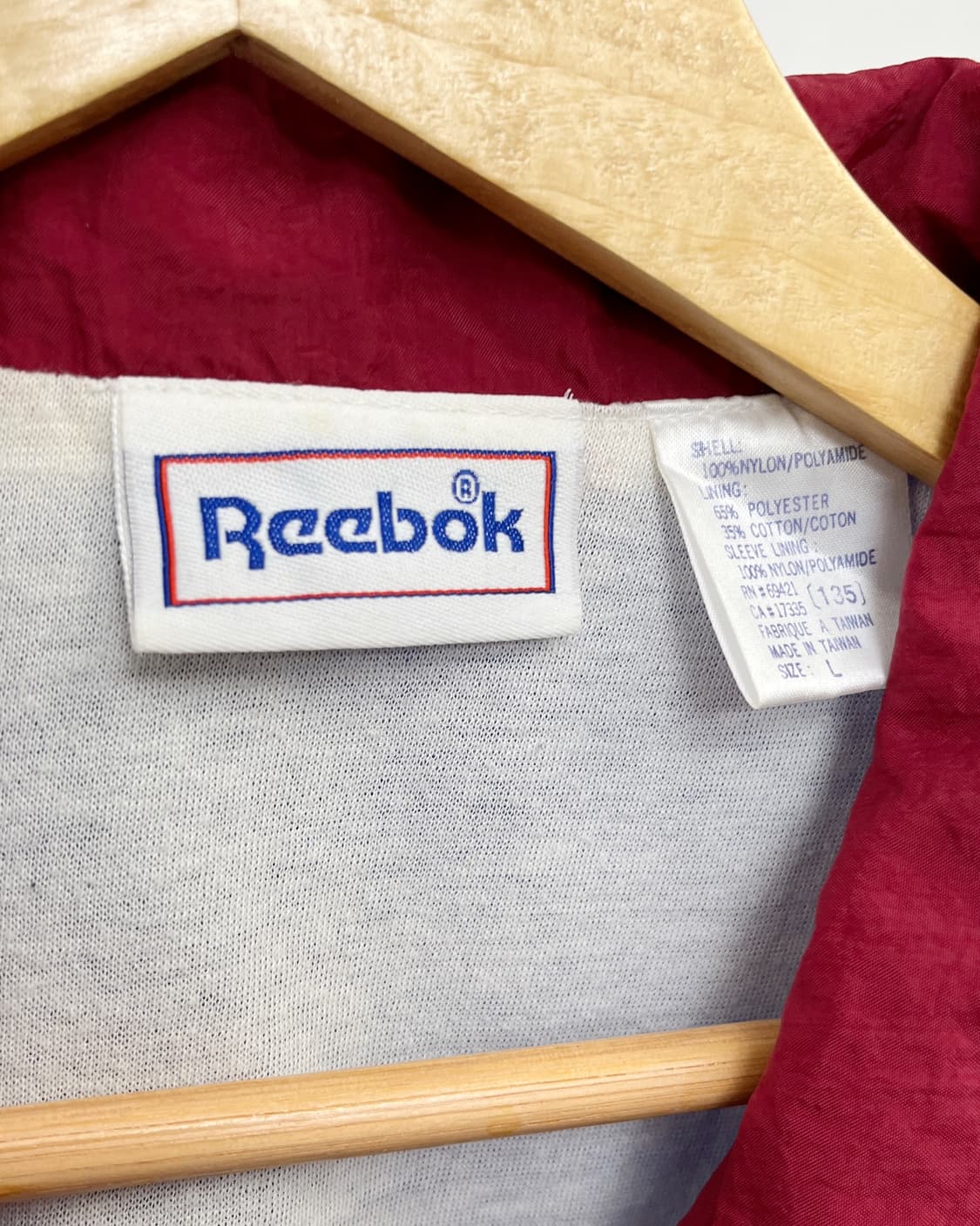 리복 00s 올드스쿨 배색 바람막이 자켓 상품이미지9