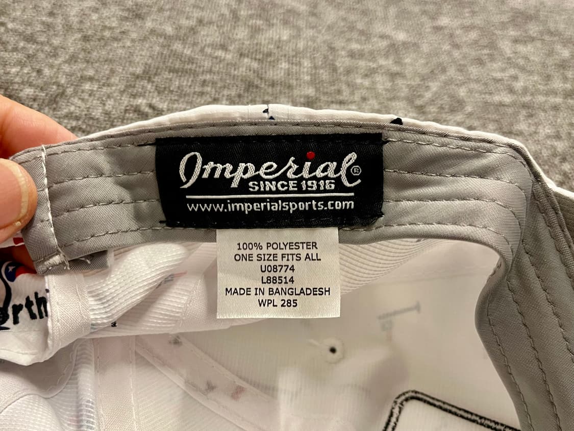 임페리얼 찰스슈왑 챌린지 화이트 깃발 골프모자  상품이미지6