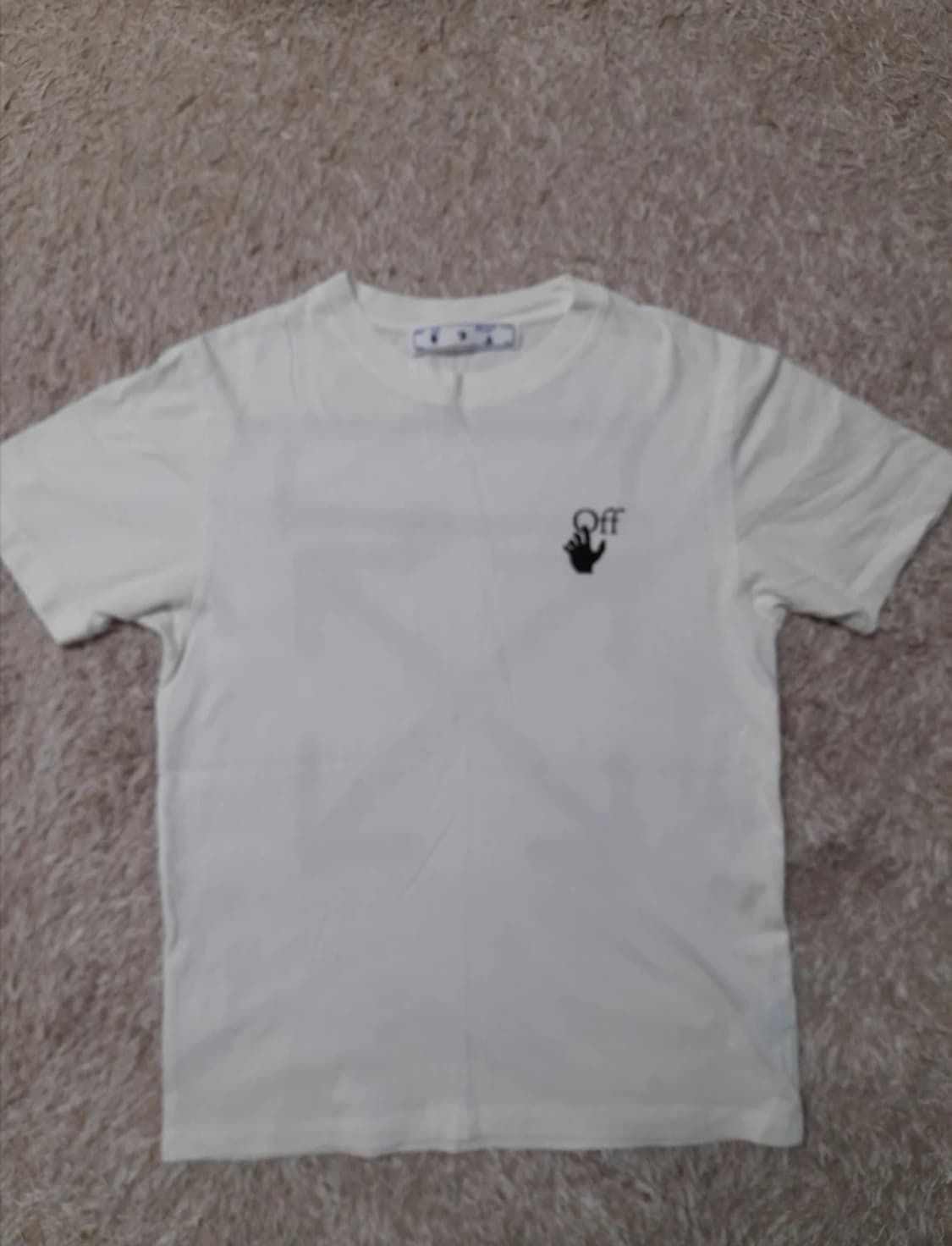 오프화이트 반팔 티셔츠 상품이미지2