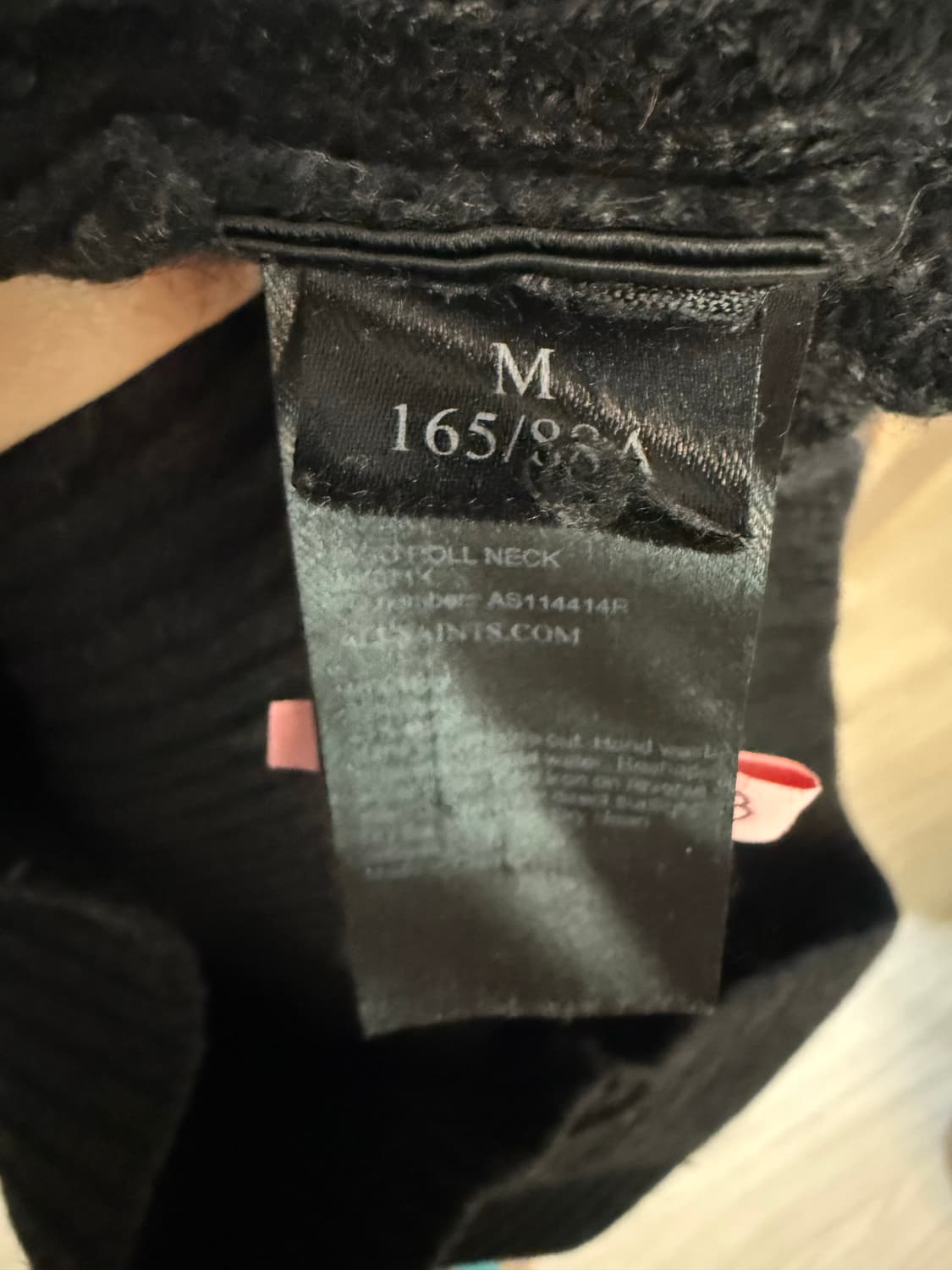 올세인츠 jago roll neck 차콜 니트 상품이미지4