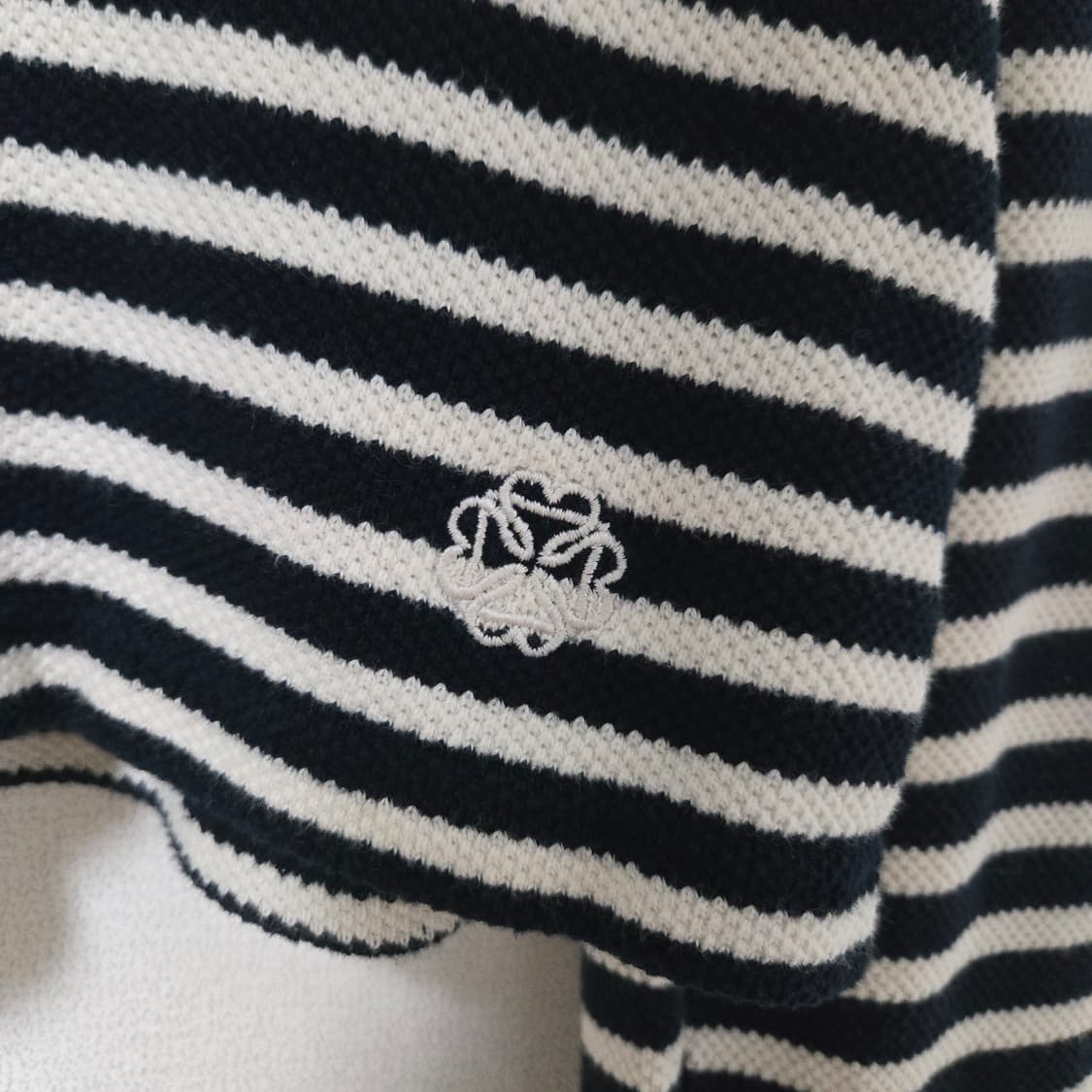 앳코너 스트라이프 와플 긴팔 티셔츠 / 여성 티셔츠/ 여성 카라티셔츠 상품이미지4