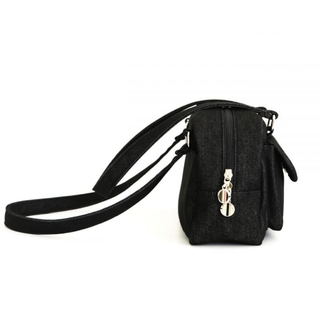 큘 포켓 백 (black denim) 상품이미지3