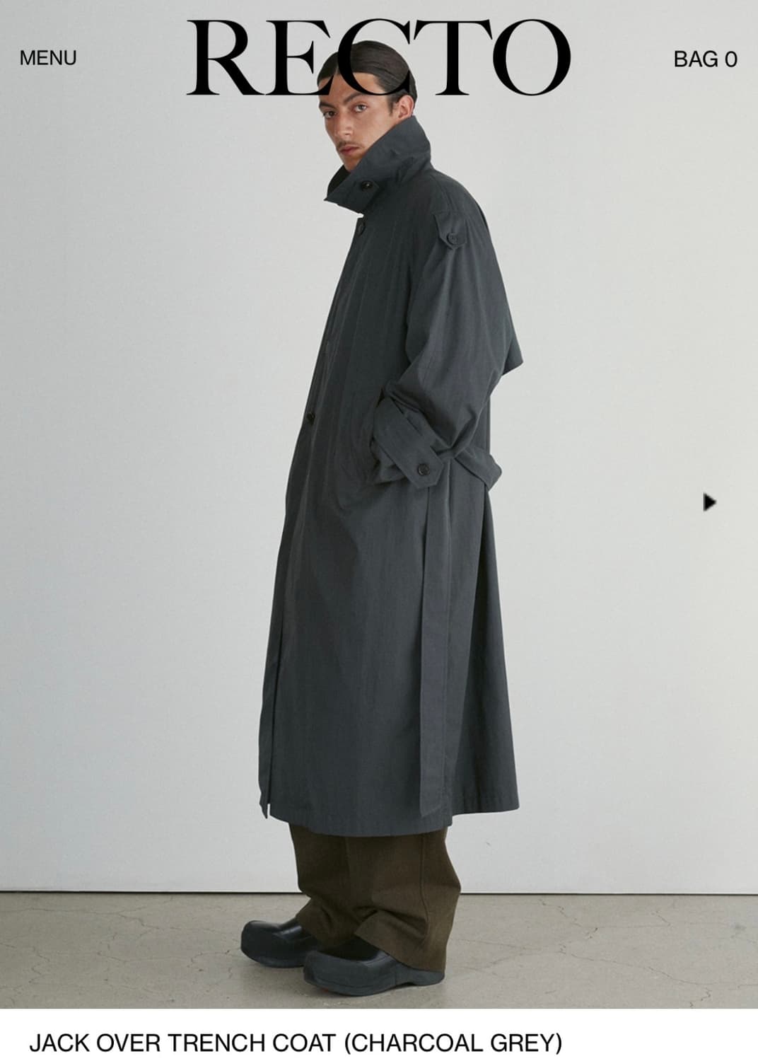 렉토 잭 오버 트렌치코트 24FW (미착용 새제품) 상품이미지3
