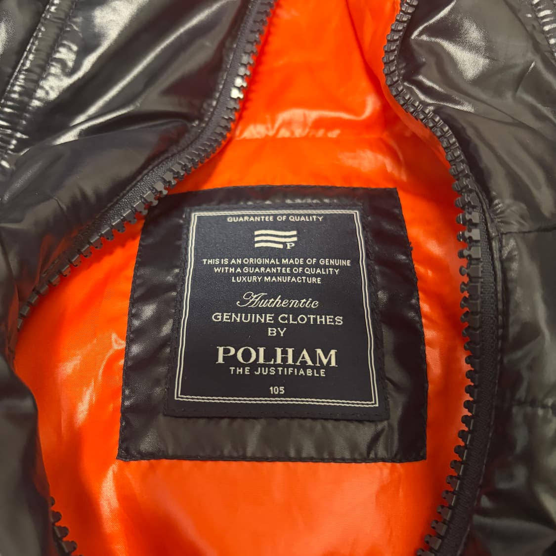 폴햄 유광 패딩 베스트 상품이미지4