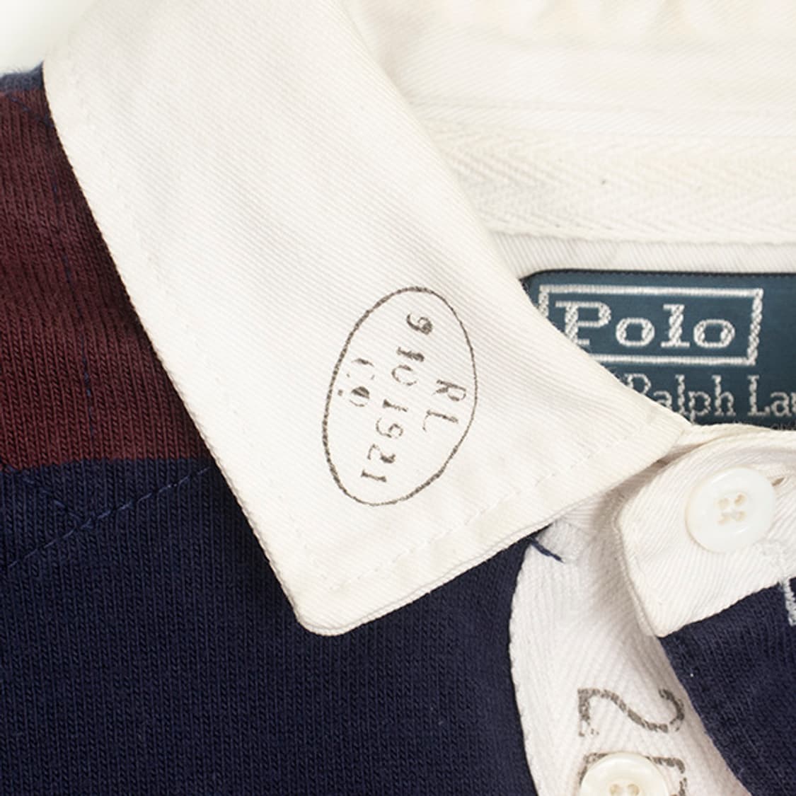 폴로랄프로렌 크러스트 로고 Rugby 셔츠 (M) 상품이미지6