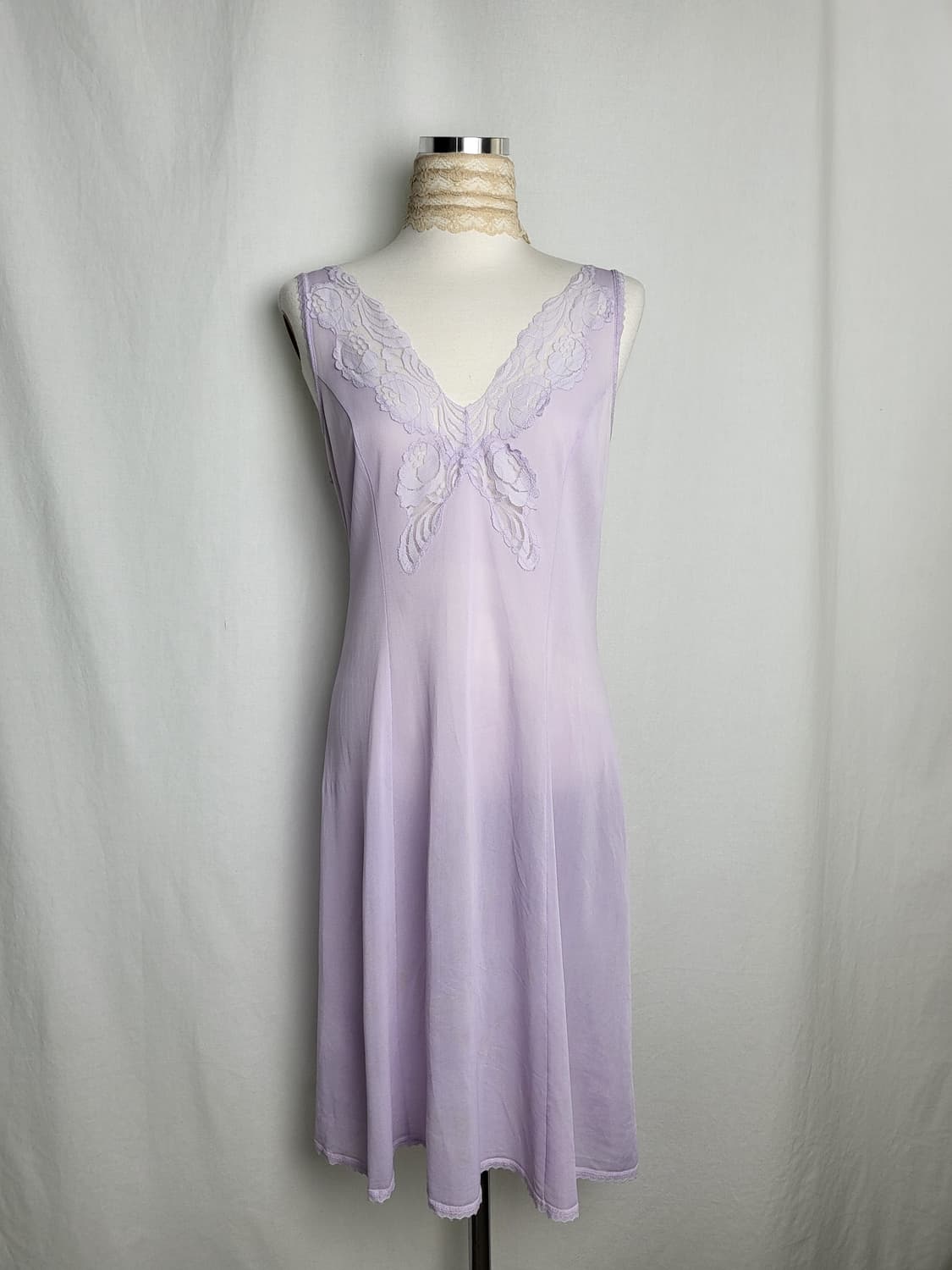빈티지 라일락 퍼플 슬립 드레스 상품이미지2