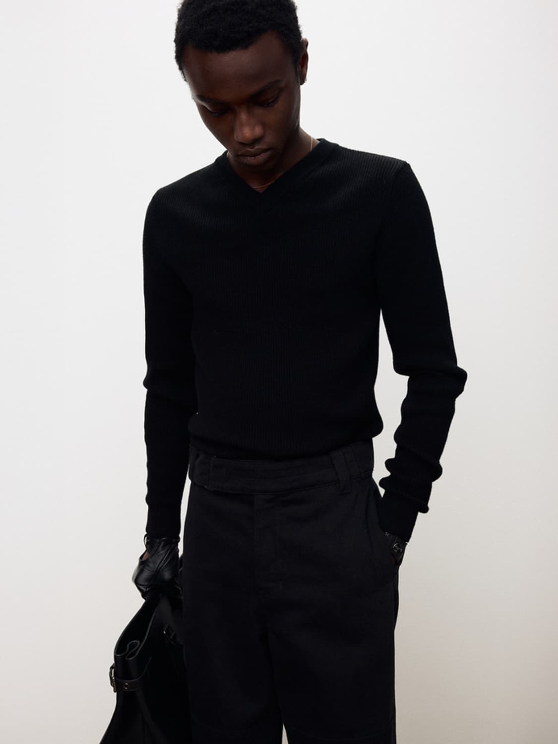 토니웩 수퍼파인 울 브이넥 니트 상품이미지5