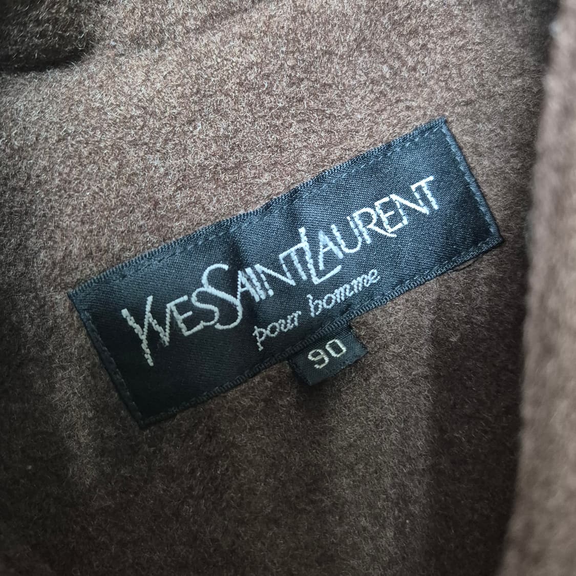 [올드명품🔥] 90s 입생로랑 아카이브 울 블루종 자켓 상품이미지4