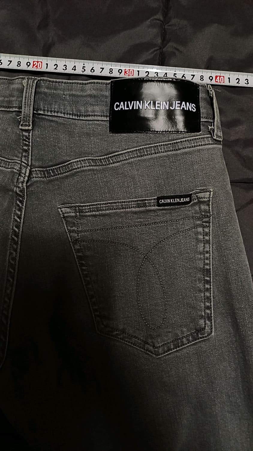 캘빈클라인 잘늘어나는스판 그레이진 30인치 기장97 상품이미지6