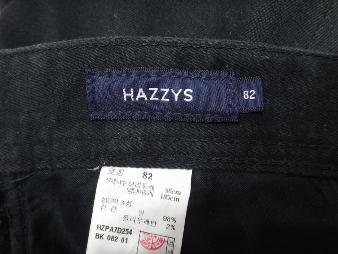 (32인치) HAZZYS 헤지스 남성 블랙 데님진 상품이미지9