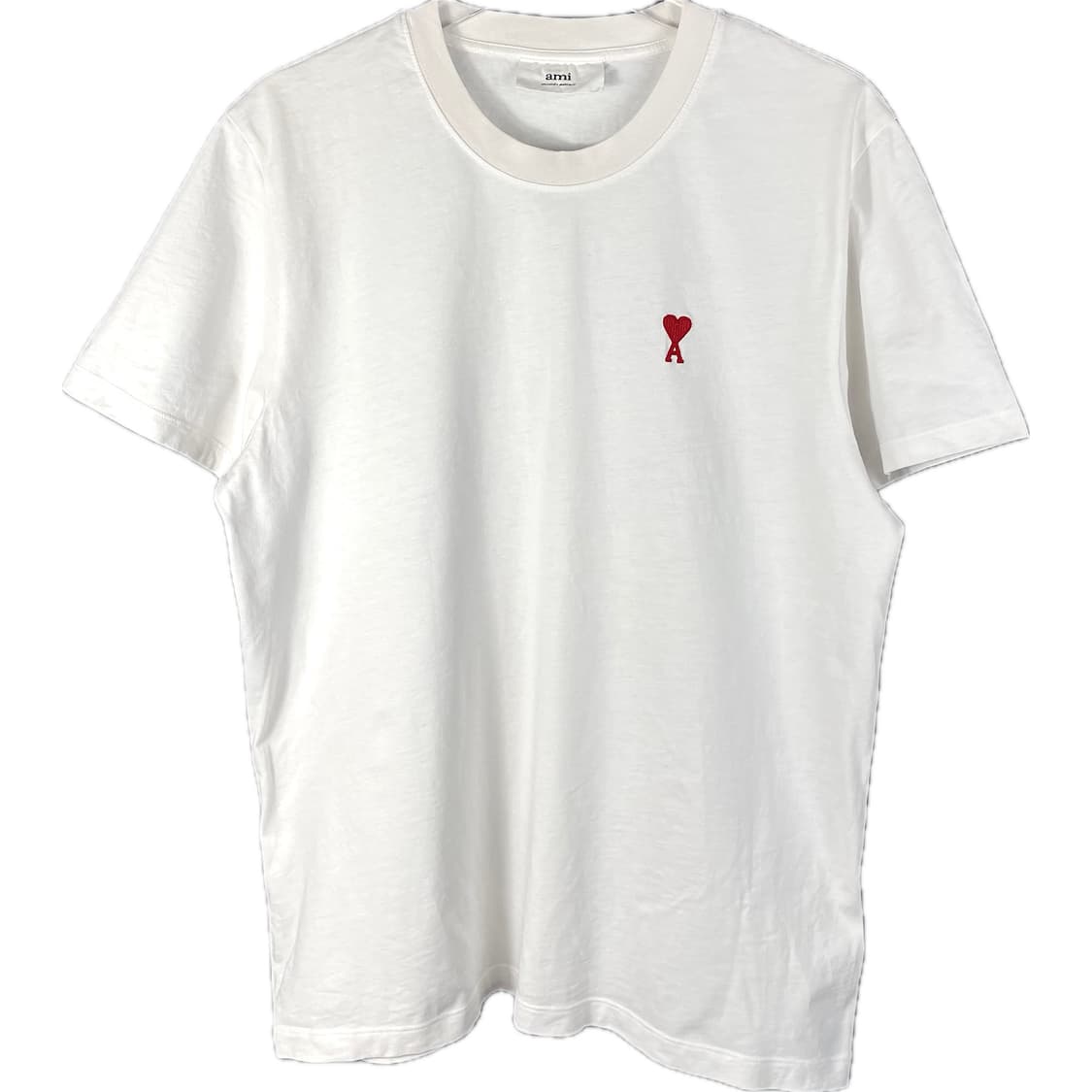 [L] AMI 아미 자수로고 반팔 티셔츠 상품이미지1