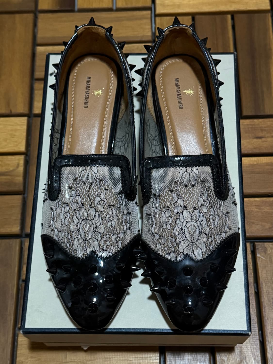 미하라 야스히로 레이스 로퍼 슈즈 상품이미지1