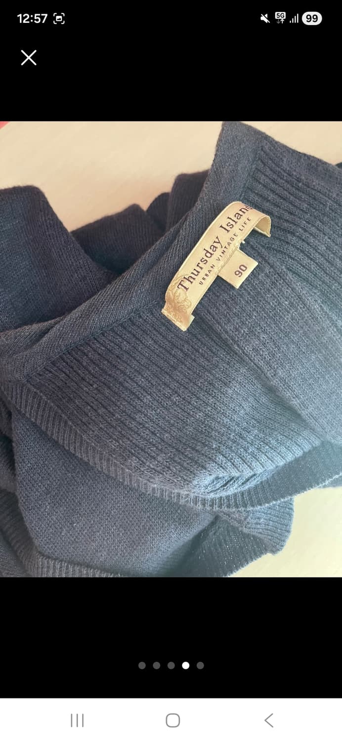 (마지막특가) 써스데이아일랜드 니트 베스트 90 상품이미지4