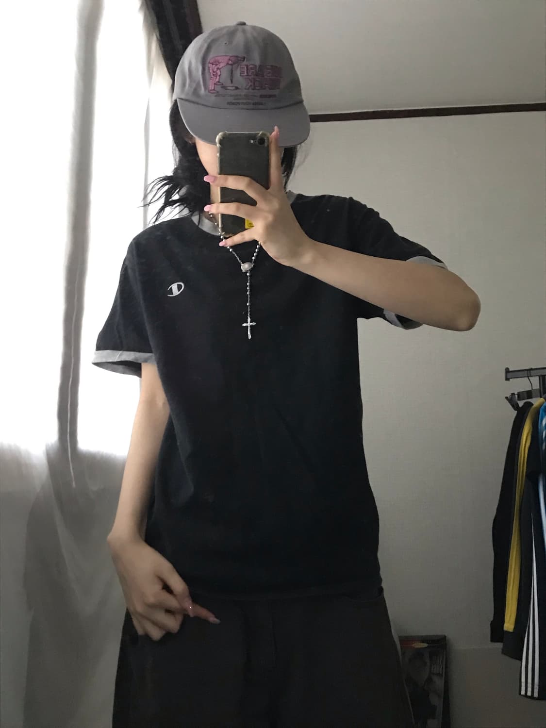챔피온 올드스쿨 링거반팔티셔츠 상품이미지2