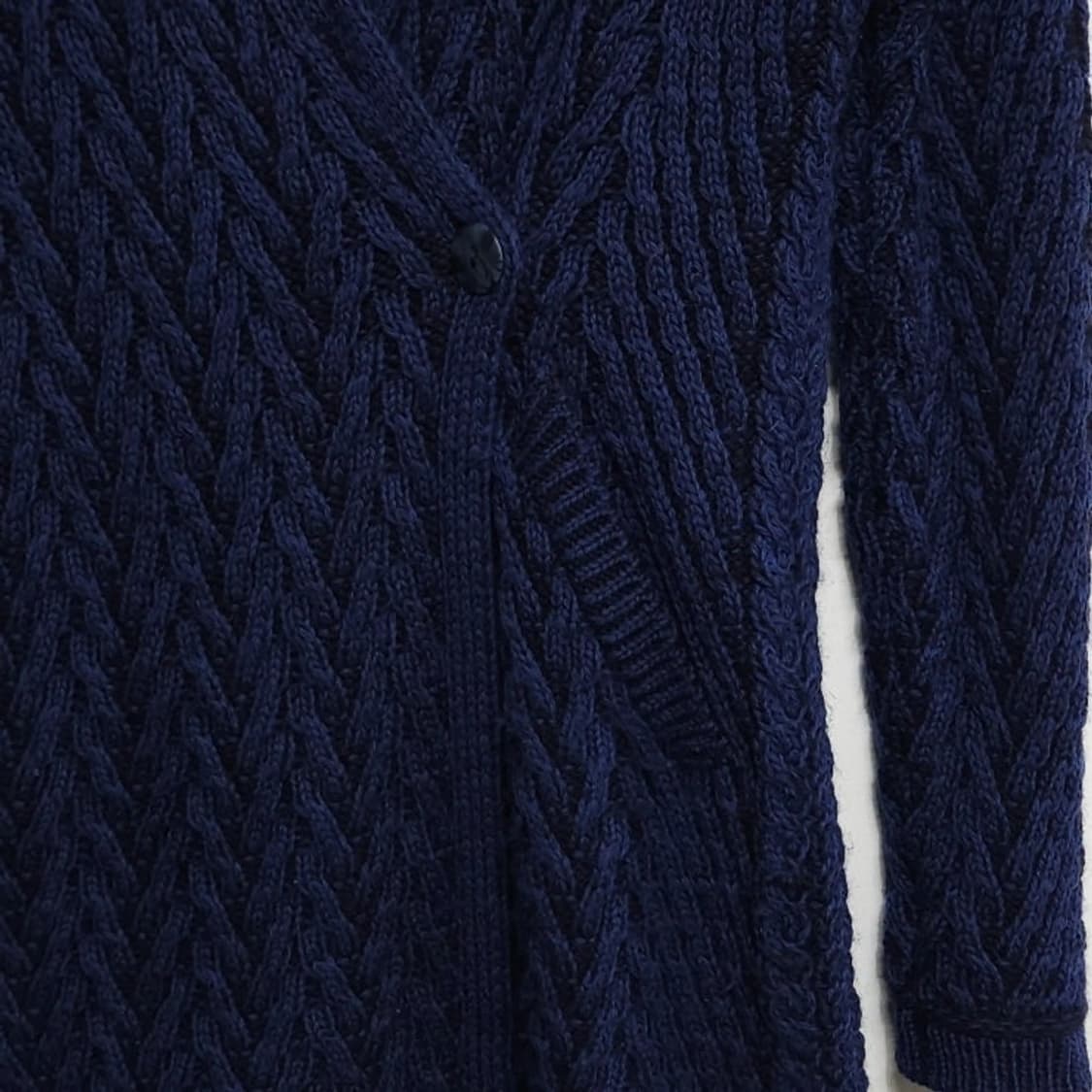 여성S AranCrafts 아란크래프트 메리노울 롱 가디건 숄카라 상품이미지3