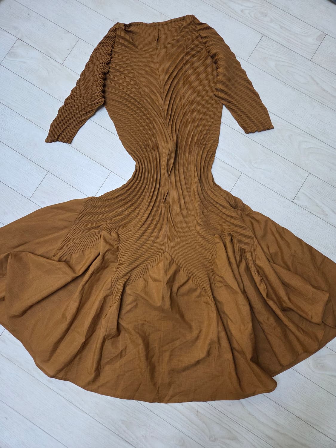 요이츠 플리츠 주름 원피스  free 상품이미지1