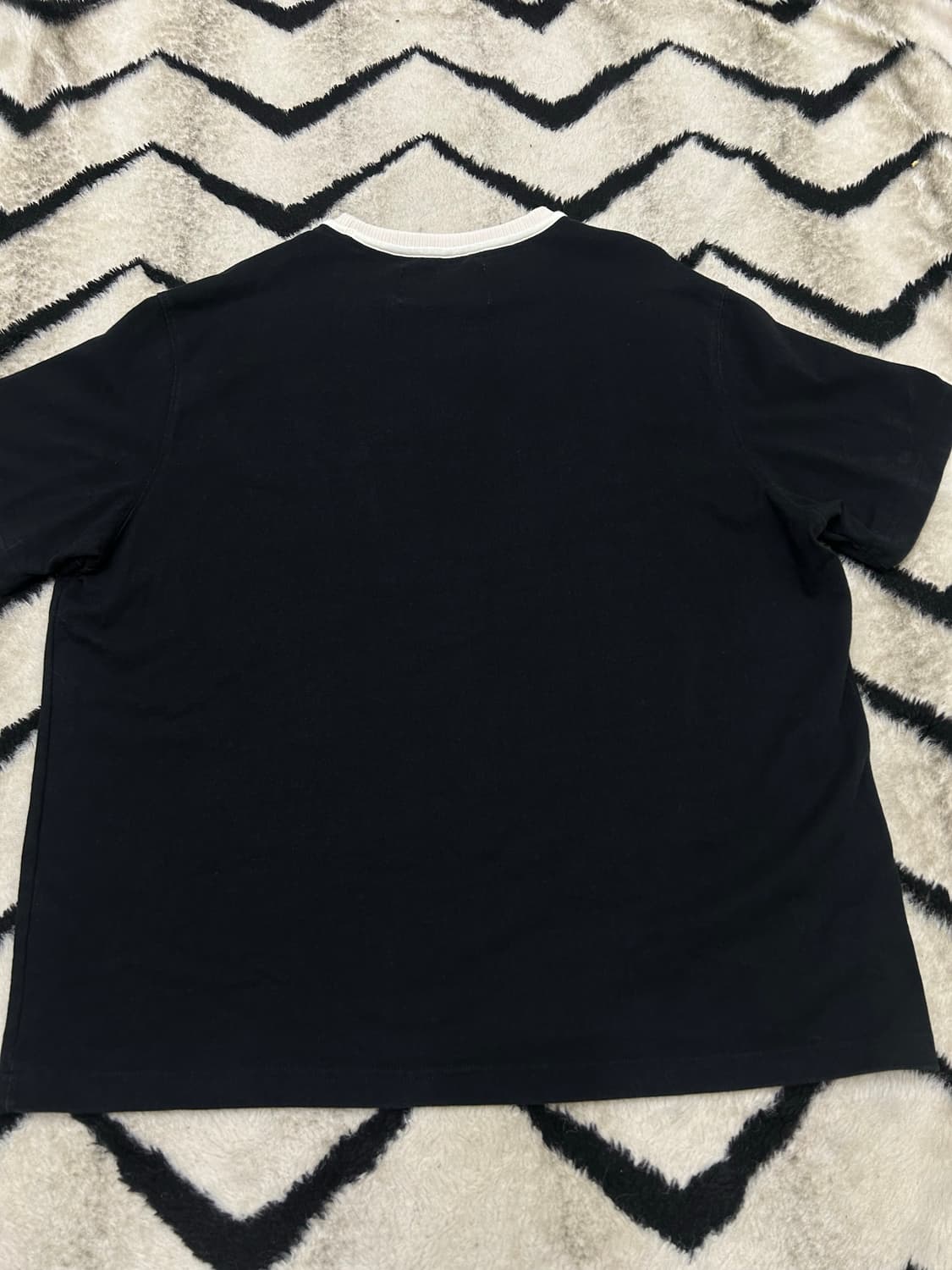 [XL]세터 자수 보야지 반팔/블랙 상품이미지4