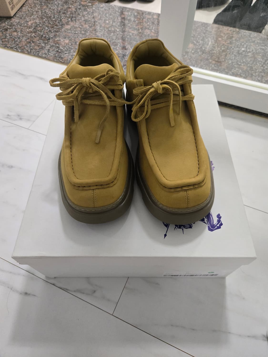 [40] 버버리 누벅 크리퍼 더비 슈즈 상품이미지1