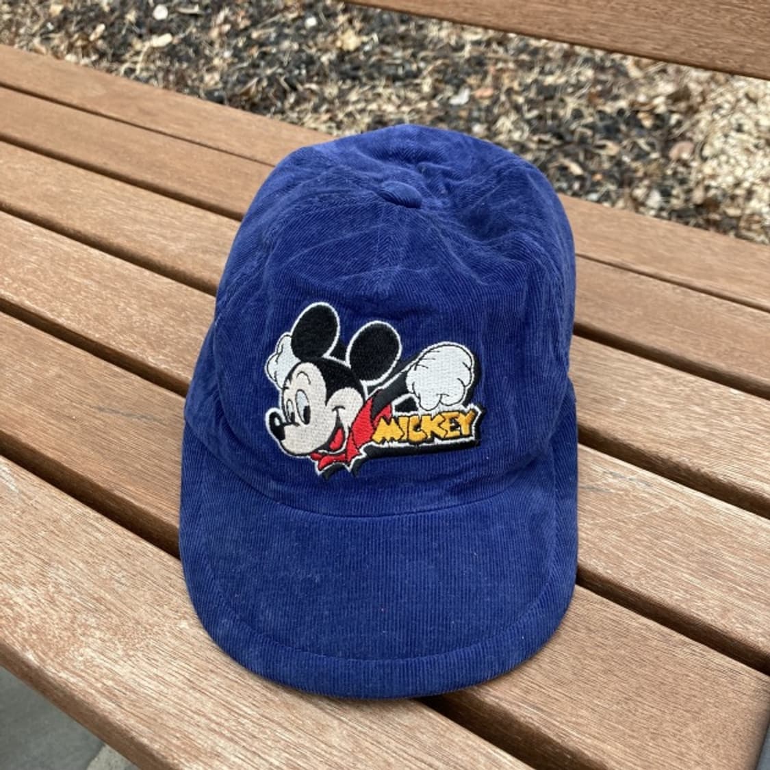 90‘s 디즈니 미키마우스 코듀로이 모자 상품이미지2