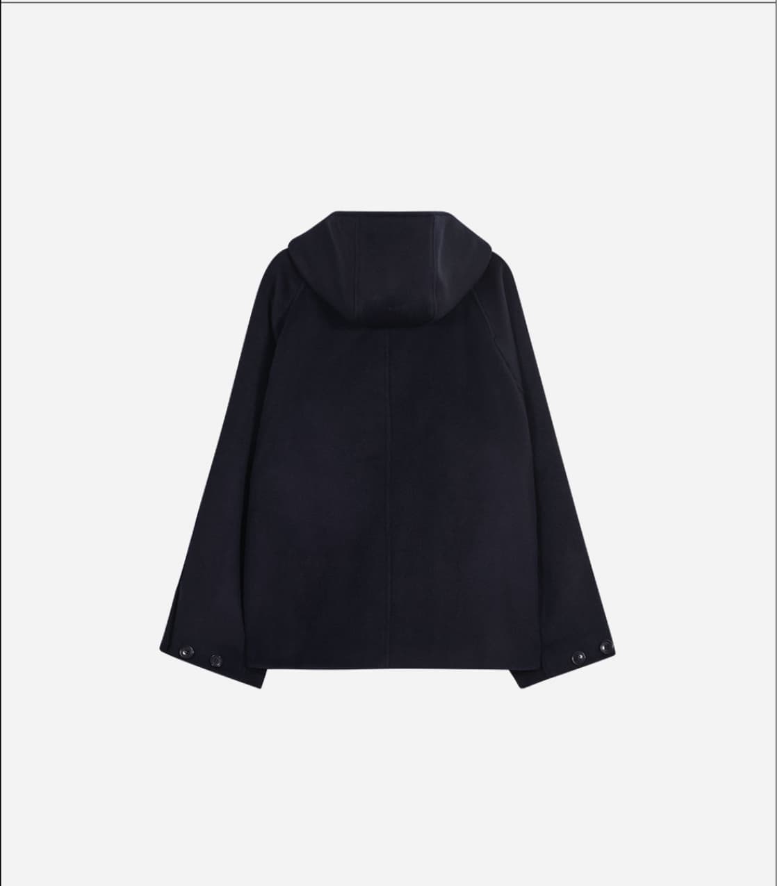 타입서비스 네이비 하프 후디드 코트 상품이미지5