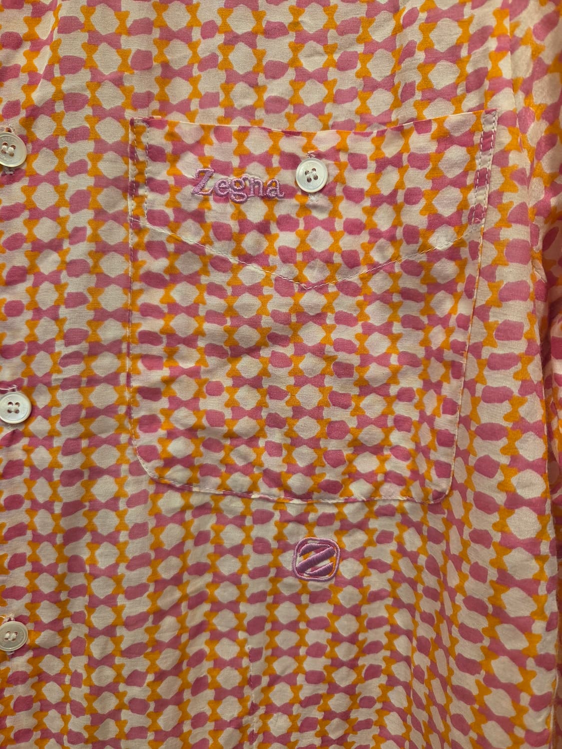 에르메질도 제냐 패턴 셔츠 블라우스 상품이미지3