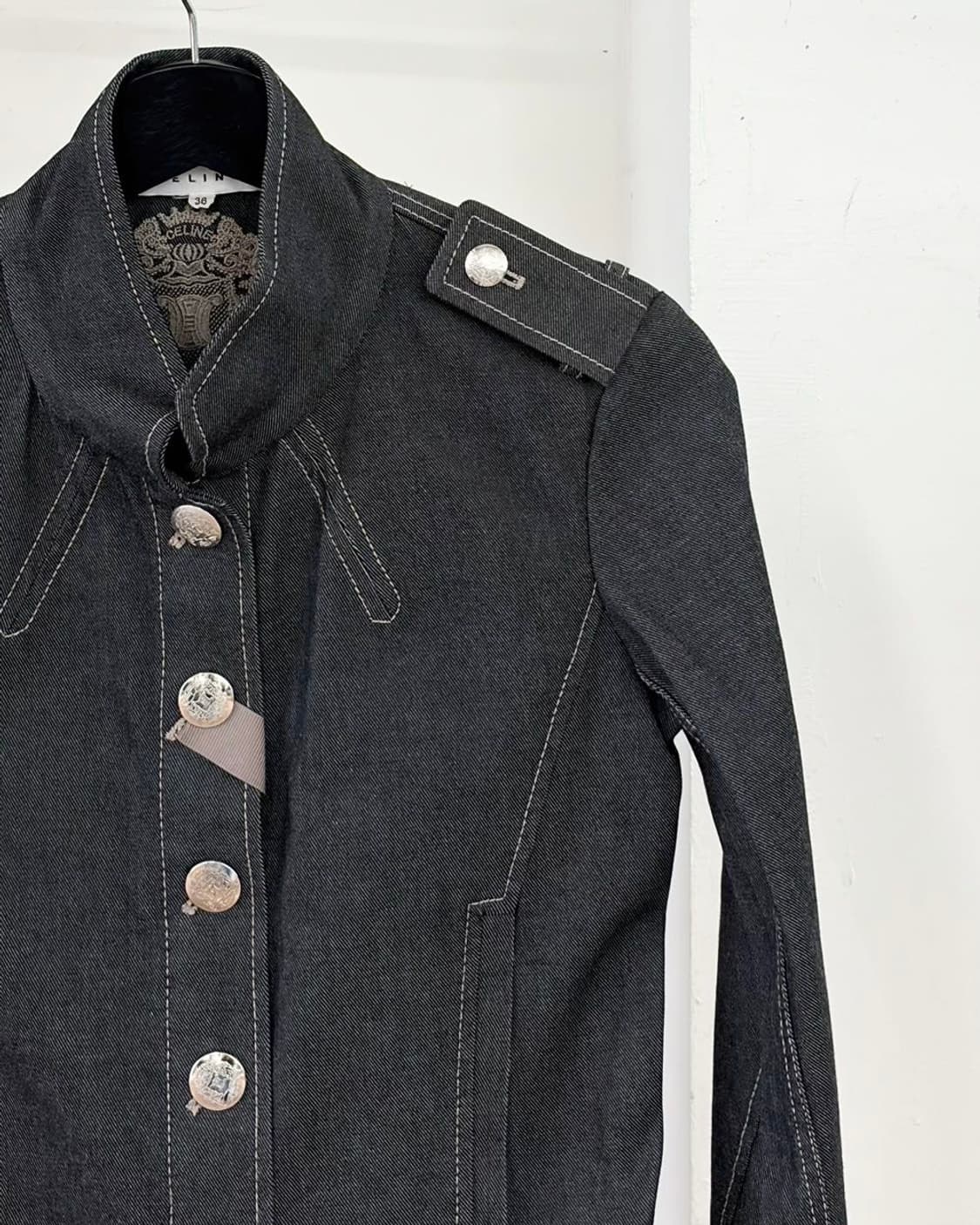 셀린느 데님 네이비 트리오페 자켓  상품이미지3